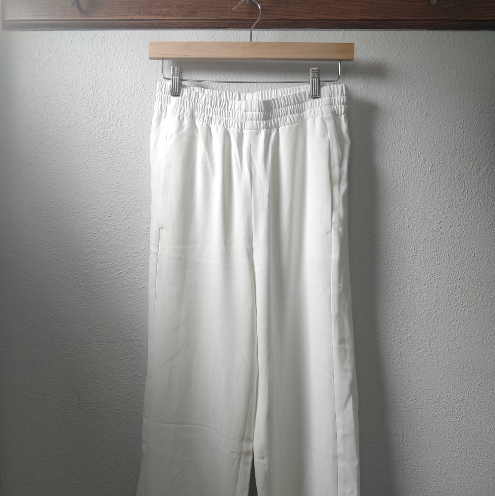 H&M White Ankle Pants